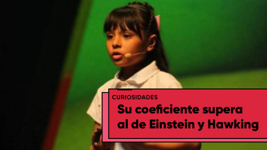 Adhara Pérez, la prodigio de 8 años que estudia dos carreras universitarias