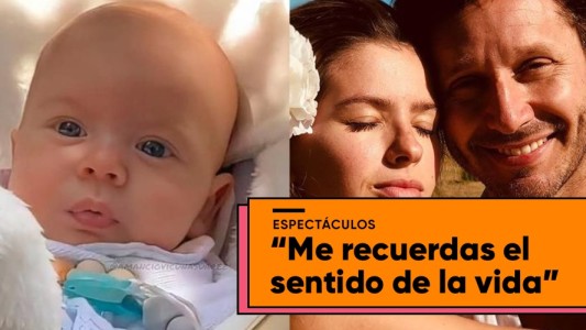 La tierna foto de Benjamín Vicuña y su hijo Amancio
