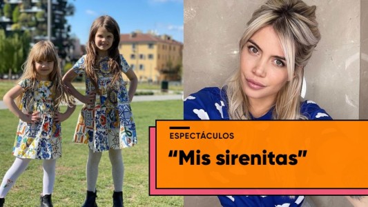 Wanda Nara mostró el particular disfraz que eligieron Francesca e Isabella