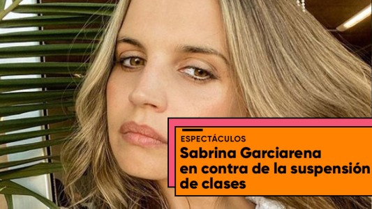 Sabrina Garciarena pidió que por favor no suspendan las clases presenciales