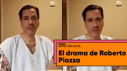 El contundente mensaje de Roberto Piazza a minutos de su intervención: "Si no los veo, un beso muy grande"