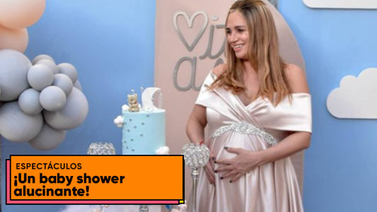 El baby shower súper lujoso de Belén Francese