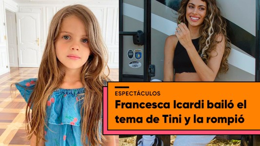 El baile de Francesa Icardi al ritmo de Tini que causó furor
