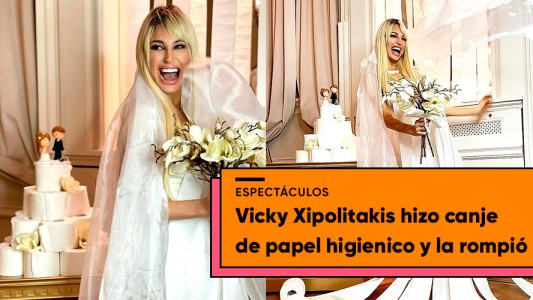 El canje de papel higiénico que hizo Vicky Xipolitakis y causó furor