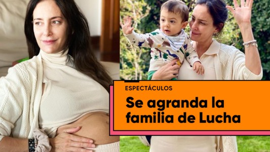Luciana Aymar mostró su pancita de 5 meses