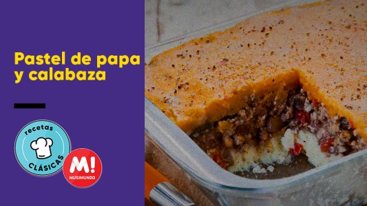 Pastel de papas dos colores