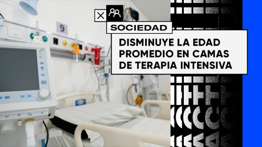 La edad de las personas internadas por COVID-19 en Argentina bajó casi diez años
