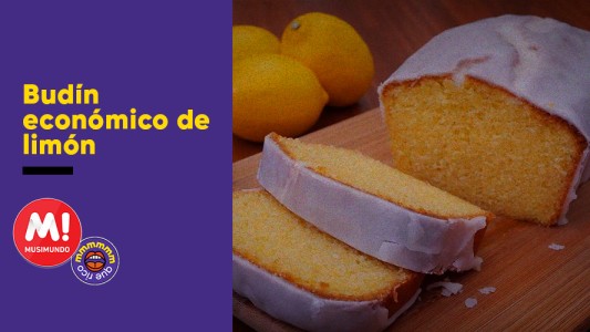 Budín económico de limón