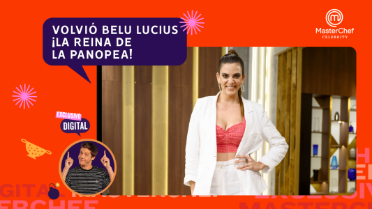 El regreso de Belu Lucius como "la reina de la panopea" en MasterChef