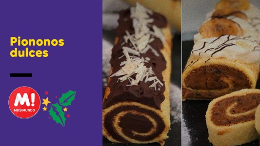 Dos postres distintos con un pionono