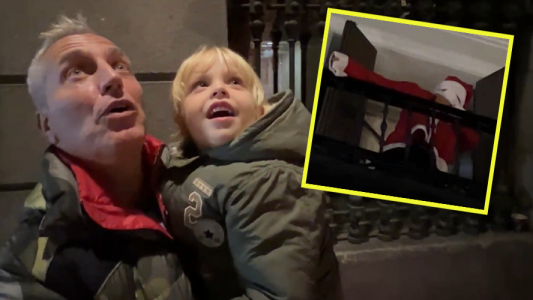 El momento mágico que vivió Mirko con los regalos que le dejó Papá Noel