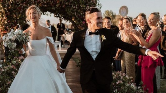 La romántica postal del casamiento de Stefi Roitman y Ricky Montaner: "Para siempre"