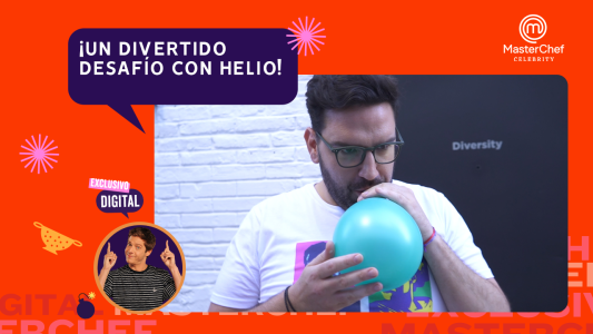 ¡A jugar con helio! el divertido desafío para la celebridades