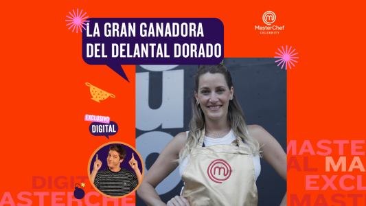 Mica Viciconte gran ganadora delantal dorado