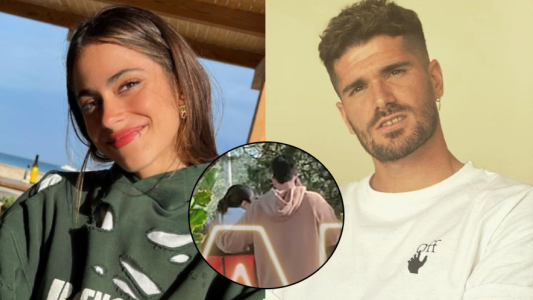 Tini Rodrigo de Paul primera foto juntos