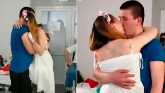 El amor por encima del horror de una guerra: la historia de la enfermera que perdió sus piernas y su boda se viralizó