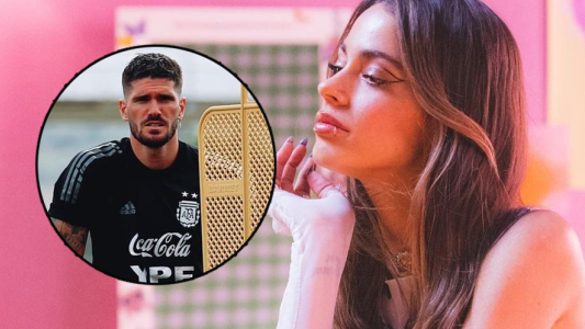 Tini Stoessel saludó escondidas Rodrigo de Paul cumpleaños
