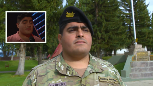 La emoción de un cabo del ejército militar tras pasar por La Voz Argentina