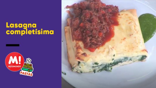 La lasagna más completa que puedas conseguir