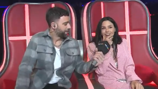 Diego Poggi y Lula Miranda sortearon entradas para el Show de La Voz Argentina en el Movistar Arena