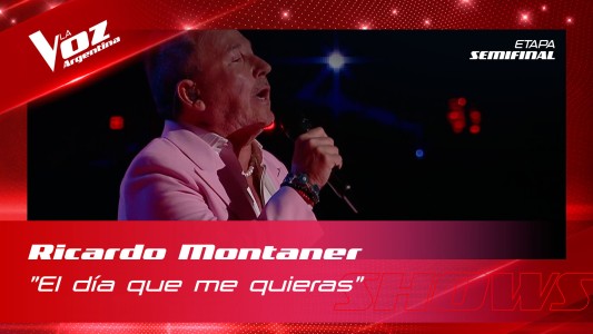 Montaner cantó "El día que me quieras"