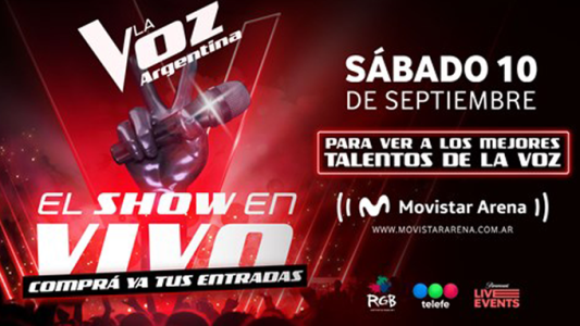 Todo listo show vivo La Voz Argentina 2022