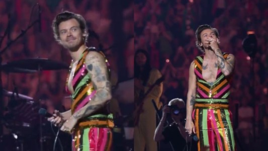 La emoción de Harry Syles al ser reconocido en el Madison Square Garden