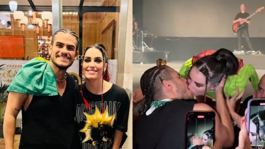 "Perdón, pero me lo tenía que chapar": el beso de Lali a un fanático en Brasil