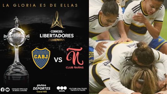 Boca vs. Club Nanas por la Conmebol Libertadores Femenina