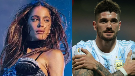 Tini Stoessel llegó a Qatar para alentar a De Paul en el partido de Argentina contra México