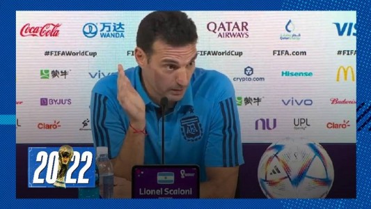 "No cambiaremos la filosofía de juego", remarcó Scaloni