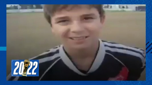 El video de Julián Álvarez a los 11 años en Calchín y su sueño de jugar un Mundial