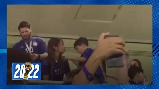 ¡Se calentó!: el reto viral de Anto Roccuzzo a Mateo Messi