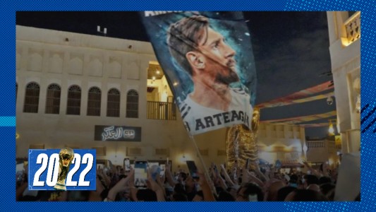 Mundial Qatar 2022: nuevo banderazo argentino antes del partido ante Países Bajos