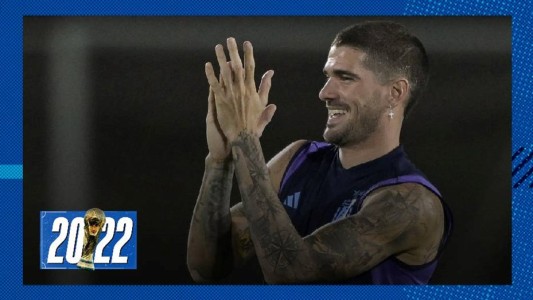 Rodrigo De Paul: "Sobran las palabras, jugamos todos"