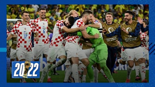 Croacia dio el golpe: eliminó a Brasil en penales y es semifinalista del Mundial