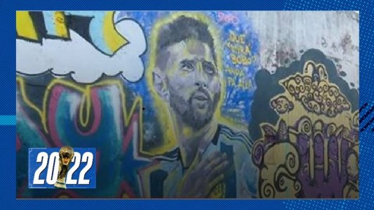 “¿Qué mirá, bobo?”: el mural tucumano en honor a la frase de Messi