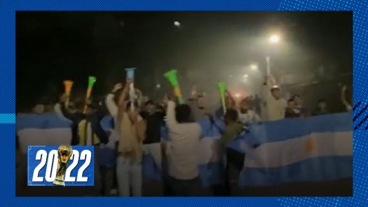 Video: los festejos de los hinchas de la Selección en Bangladesh