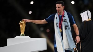 "Espero que mi papá esté viendo": el llanto de Scaloni campeón