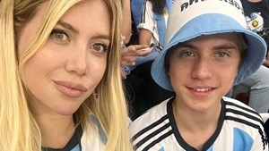 Argentina campeón: Wanda Nara también estuvo en la fiesta en Qatar