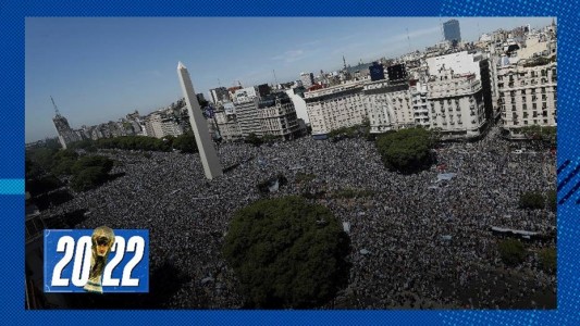Histórico: cinco millones de personas en los festejos con la Selección