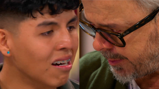 Antonio hizo llorar Donato Santis plato historia lejos casa familia asustada
