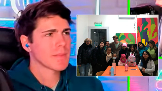 Las acciones solidarias de Marcos Ginocchio y su fandom