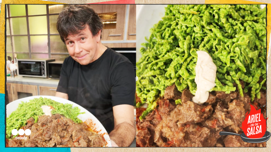 Receta de Goulash con arvejas y zanahorias