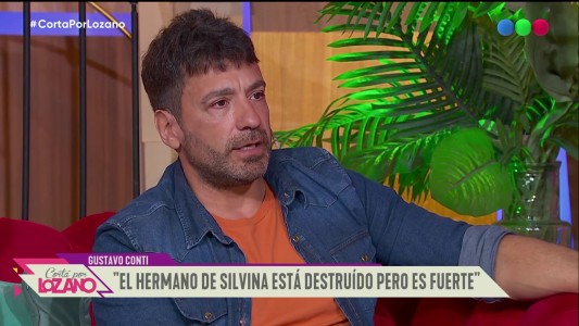 Gustavo Conti habló por primera vez desde la muerte de Silvina Luna y se quebró al recordar su última charla