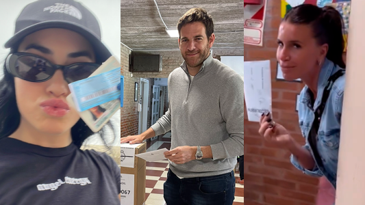 Felicidad, miedo y muchas fotos: así votaron los famosos en las Elecciones 2023