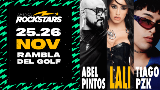 America Rockstars 2023: Lali, Tiago PZK, Milo J, Abel Pintos y MYA en Uruguay