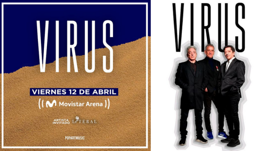 Virus llega por primera vez al Movistar Arena el viernes 12 de abril
