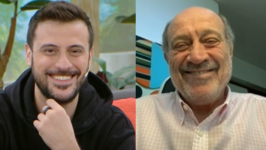 Diego Leuco fue sorprendido en vivo por su padre Alfredo Leuco