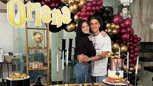 Paulo Dybala compartió una postal del cumpleaños de Oriana Sabatini con temática Harry Potter
